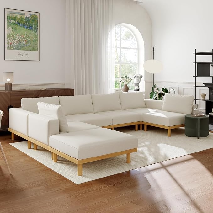 Acanva Minimalist Modular Sectional Sofa - Image 2