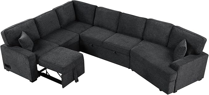 126" Extra Large Pull-Out Sofa Bed - Image 12