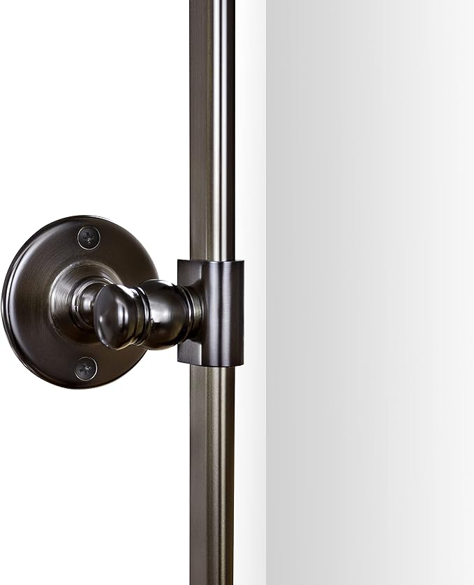 TEHOME 20x24'' Oil Rubbed Bronze Pivot Bathroom Vanity Mirror 24x20'' Metal - Image 3