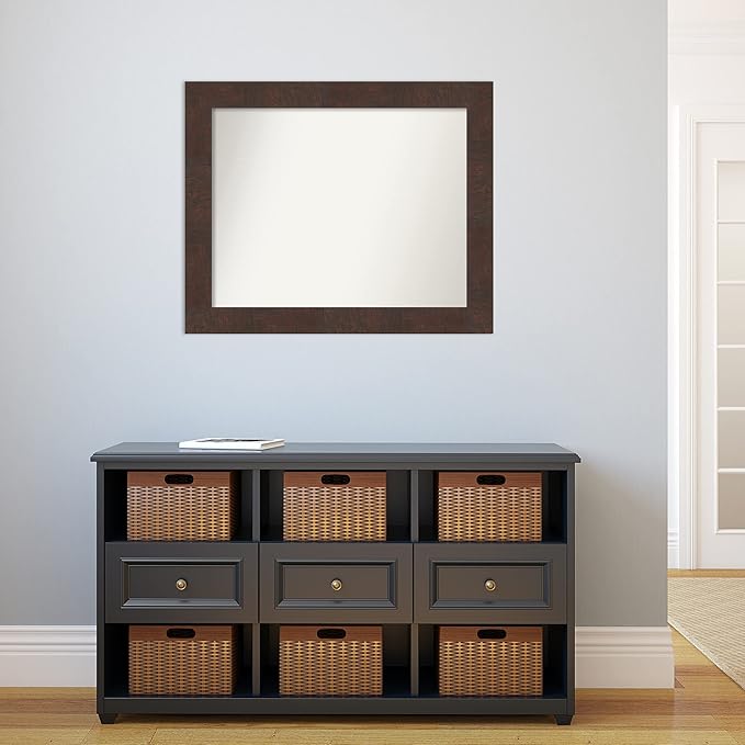 Amanti Art White Bathroom Mirror - Image 5