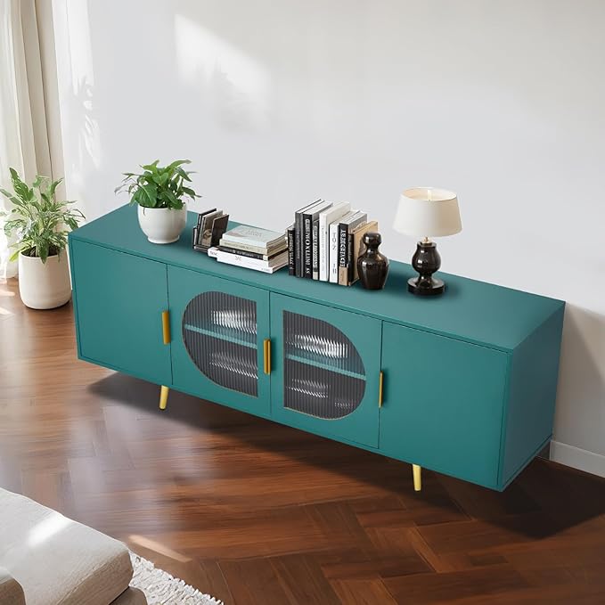 VEVOR TV Stand for TVs up to 75 inch, Modern Entertainment Center - Image 8