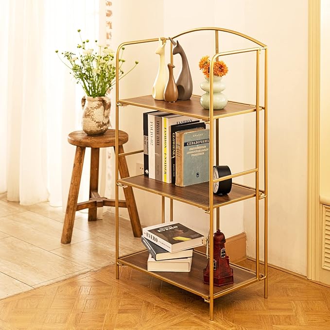 Crofy No Assembly Folding Bookshelf - Image 7