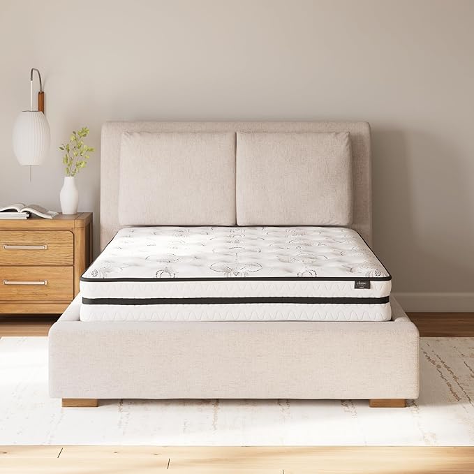 Signature Design by Ashley Full Size Chime 10 Inch Medium Firm Hybrid Mattress - Image 3