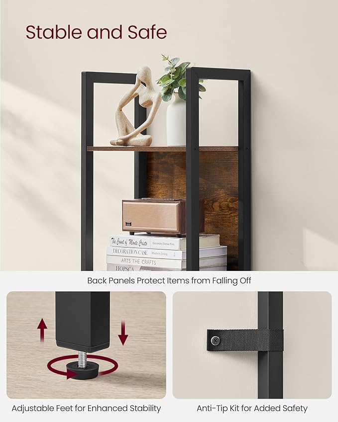 VASAGLE 5-Tier Bookshelf, Book Shelf - Image 6