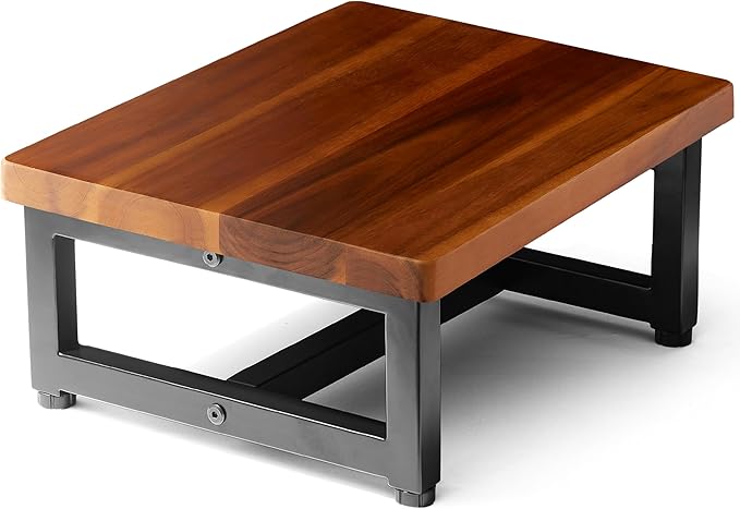 Wooden One Step Stool, Heavy Duty Step Stool by FANATU
