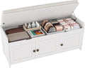 HOMEFORT 41.3" Shoe Bench with Lift Top Storage, Entryway Bench with Cushioned by HOMEFORT
