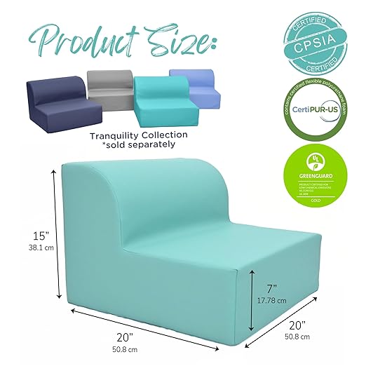 Children's Factory Library Lounger, Flexible Seating Classroom Furniture - Image 3