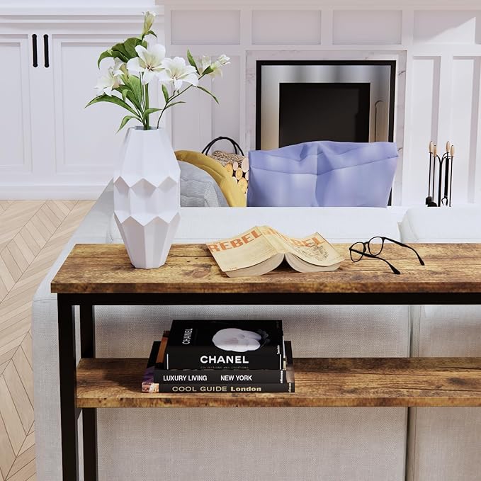 Narrow Console Table, 47 Inch Sofa Table - Image 8