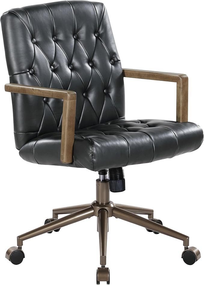 OSP Home Furnishings Waltham Adjustable Height and Tilt, Swivel Home Office by OSPHomeFurnishings