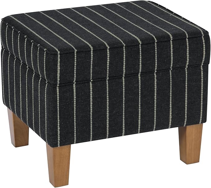 Home Decor | Dinah Collection Modern Storage Ottoman | Ottoman - Image 7
