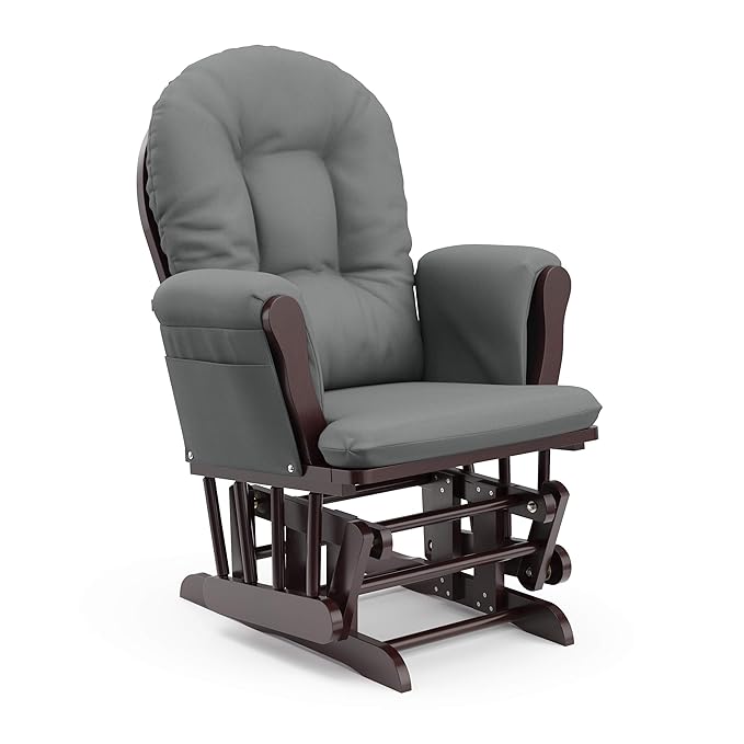 Storkcraft Premium Hoop Glider & Ottoman — GREENGUARD Gold Certified Nursery - Image 12