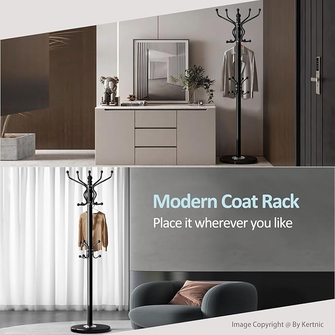 Kertnic Freestanding Coat Rack - Image 5