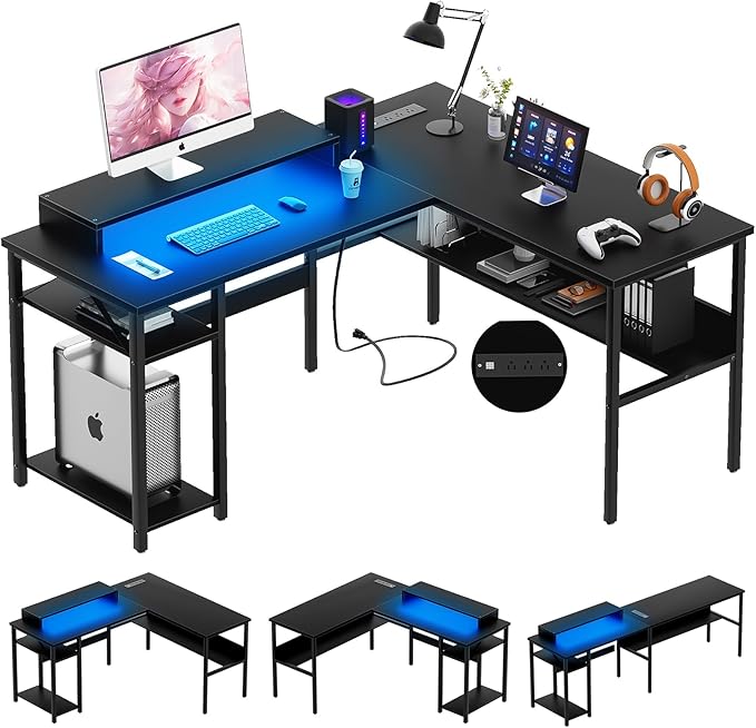 Unikito Reversible L Shaped Desk by Unikito