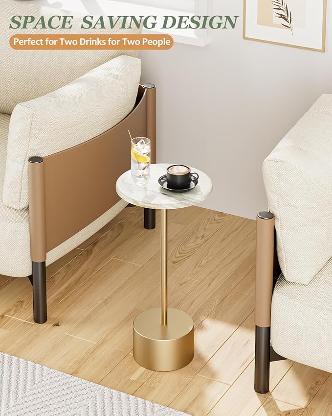 Drink Table Pedestal, Round Side Table, Drink Tables - Image 3