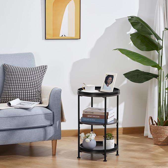 Dulcii Side Table, Round End Table - Image 5