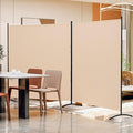 Room Divider 126''W x 71''H Large 2 Panel Privacy Screen by YASRKML