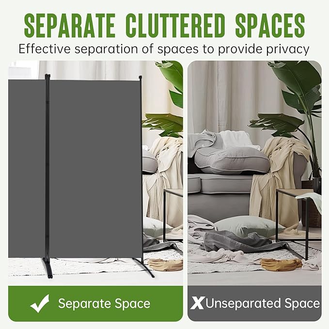 JVVMNJLK Indoor Room Divider, Portable Office Divider, Room Divider Wall Screen - Image 5