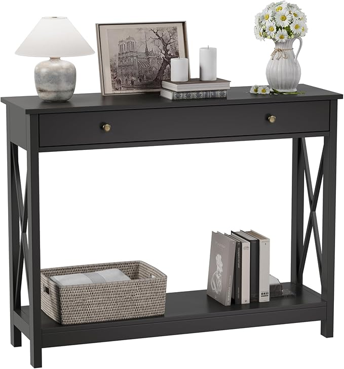 Treocho Black Console Table - Image 7