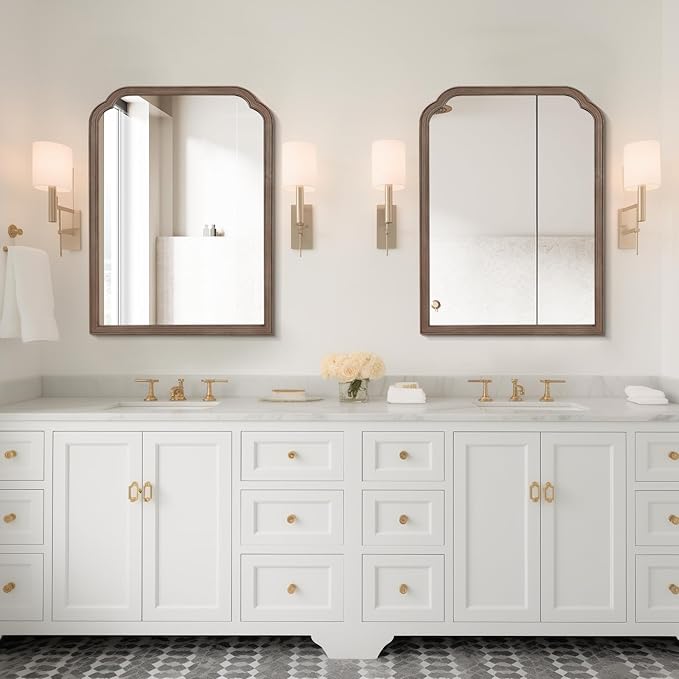 WallBeyond 30" x 40" Wood Bathroom Mirror - Image 7