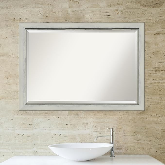 Amanti Art Silver Bathroom Mirror - Image 6