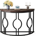 LITTLE TREE 43 Inch Half Moon Console Table by LITTLETREE