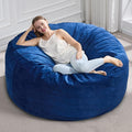 Hobestluk 5FT Bean Bag Chair Giant Bean Bag Chairs by YourHomeDeservesMore
