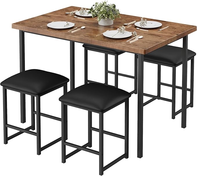 VECELO Kitchen Table and Chairs by VECELO