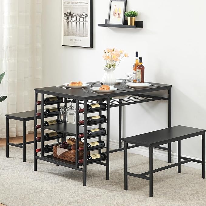 IDEALHOUSE Dining Table Set for 4, Kitchen Table Set for 4 - Image 8