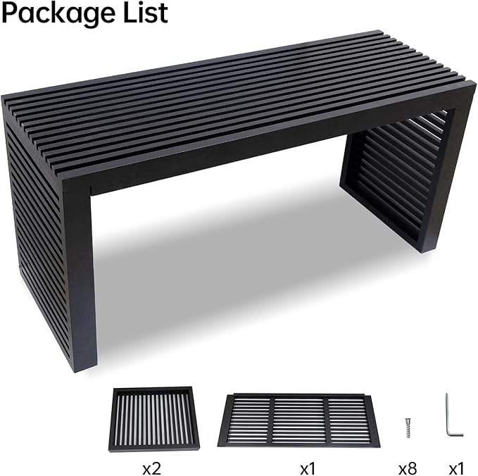 Bamboo Dining Bench, 35 inch Entryway Bench, Indoor Kitchen Table Bench - Image 4