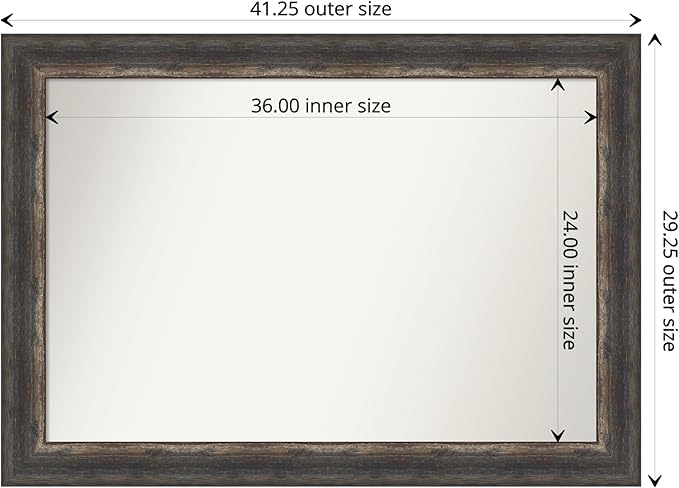 Amanti Art Bronze Bathroom Mirror - Image 4