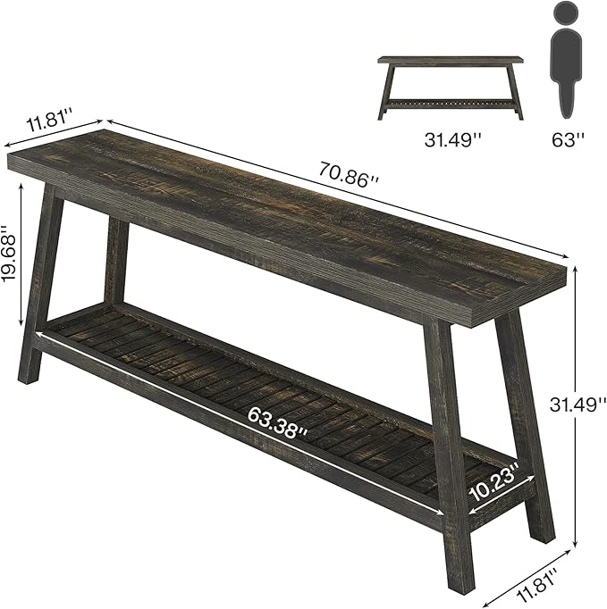 Tribesigns 70.86-Inch Console Table - Image 2
