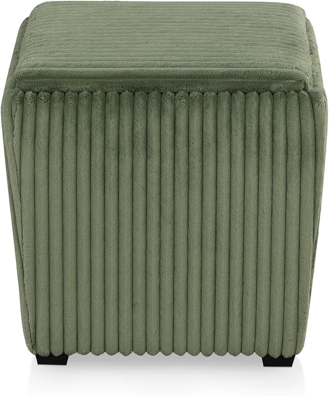 Furniture of America Lennox Modern Chenille 17-inch Square Storage Ottoman - Image 12