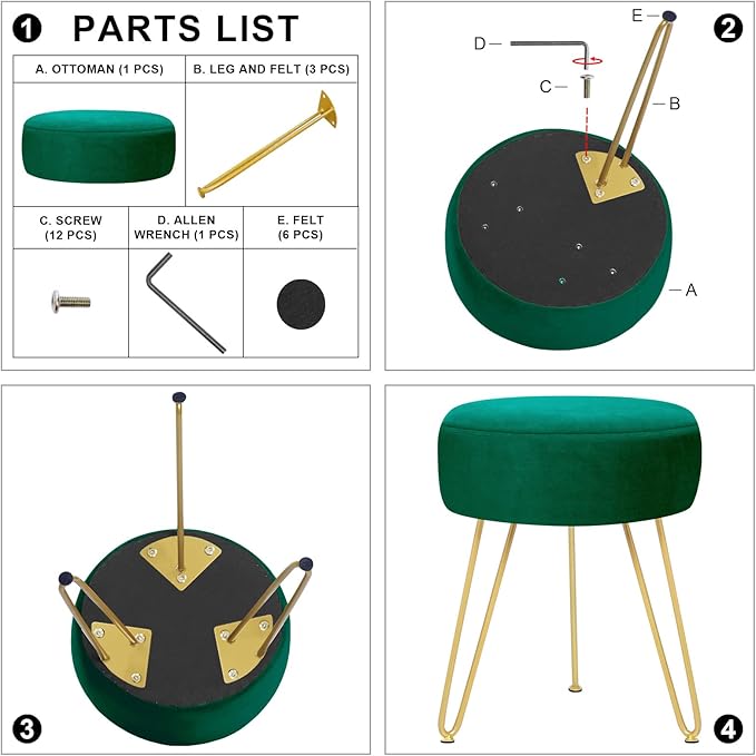 GERANT Multifunctional Vanity Stools - Image 6