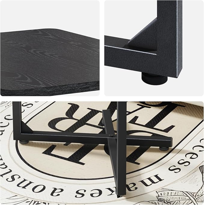 NEFROM C-Shaped End Table, Small Side Table - Image 6