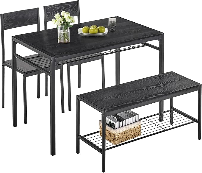 VECELO Kitchen Dining Room Table by VECELO