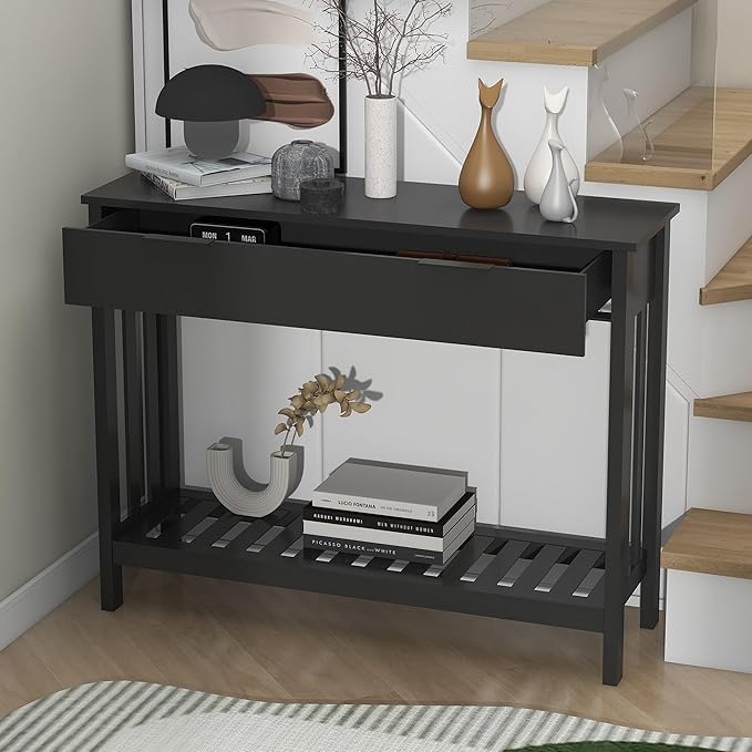 TaoHFE Black Entryway Table - Image 4