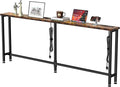 GRLEAF 63" Narrow Console Sofa Table by Unknown
