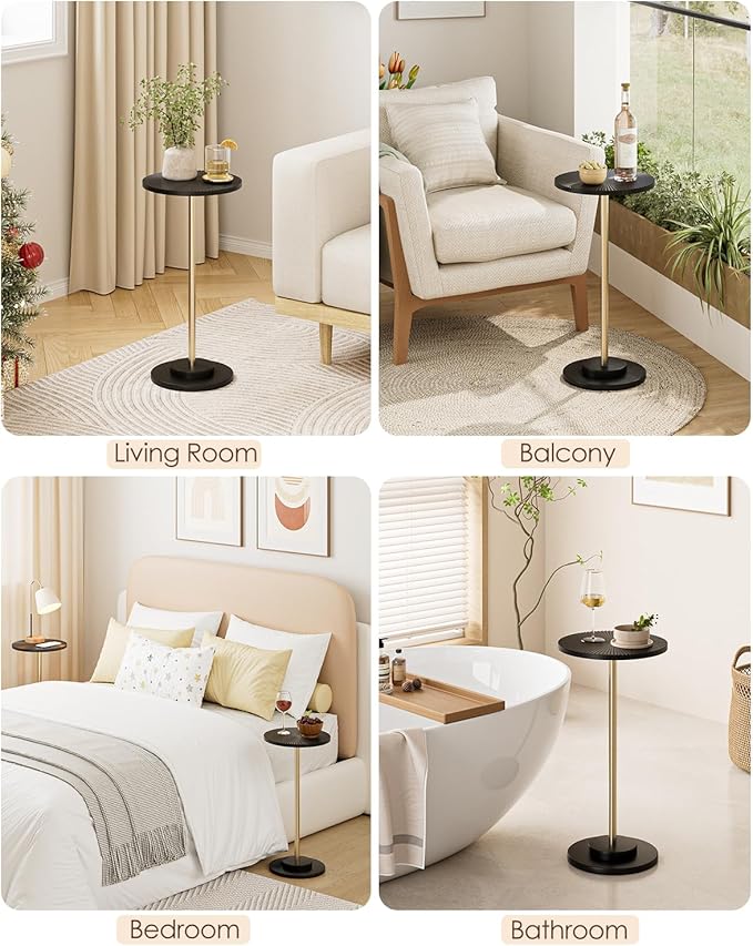 Round Side Table, Small Drink Table - Image 9