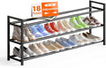 Bumusty 3-Tier Long Expandable Shoe Rack by Bumusty
