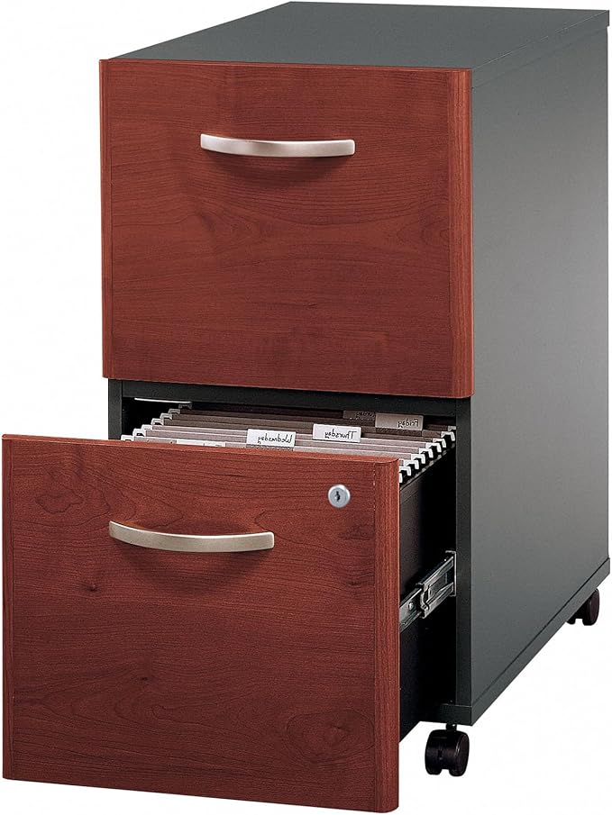 Bush Business Furniture Series C 2 Drawer Rolling File Cabinet in Hansen Cherry - Image 5