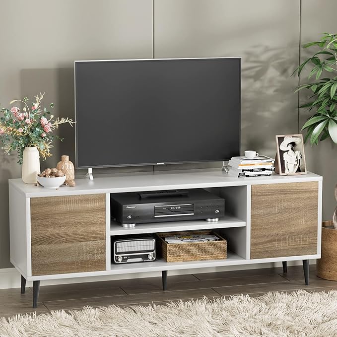 YESHOMY Modern TV Stand for 65" Television, Entertainment Center by SearchallYESHOMY