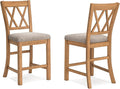 Signature Design by Ashley Havonplane Rustic Armless 25.63" Counter Height by SignatureDesignbyAshley