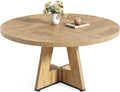 LITTLE TREE Round Dining Table for 4-6 People, 47 Inches Dining Room Table by LITTLETREE