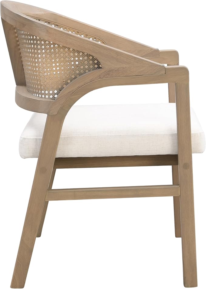 Christopher Knight Home Faritel Modern Wooden Dining Chairs Set of 2, Fabric - Image 4