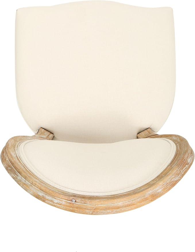 Christopher Knight Home Reed Upholstered Farmhouse Dining Chairs, and Beige - Image 9