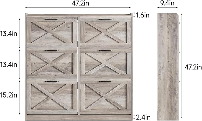 Maupvit Large Shoe Storage Cabinet - Image 2