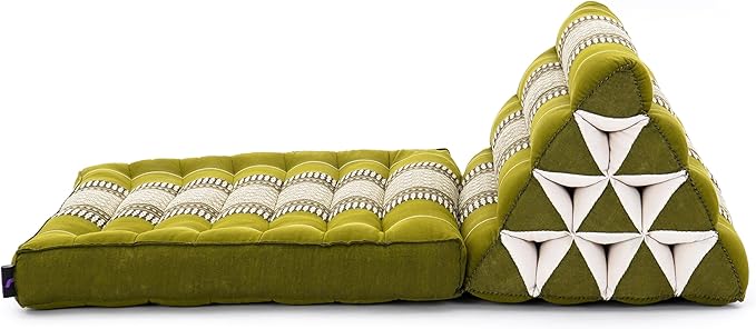 Leewadee 1-Fold Mat with Triangle Cushion – Comfortable TV Pillow, Foldable - Image 8