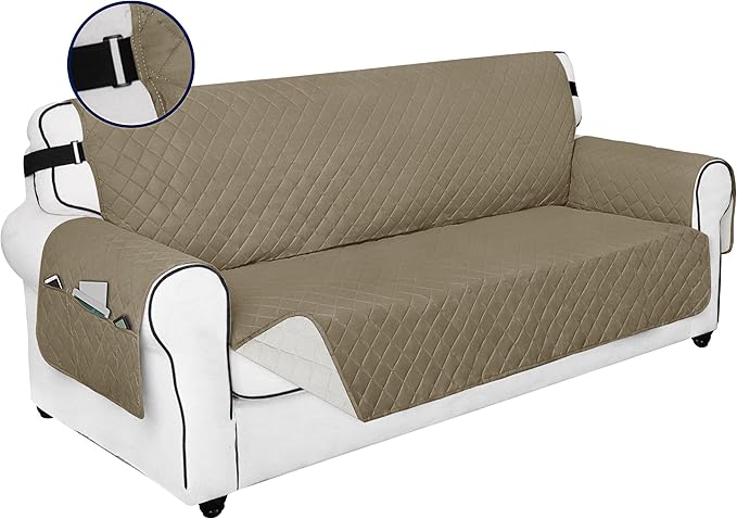 PureFit Reversible Sofa Couch Cover Water Resistant Couch Covers by PureFit