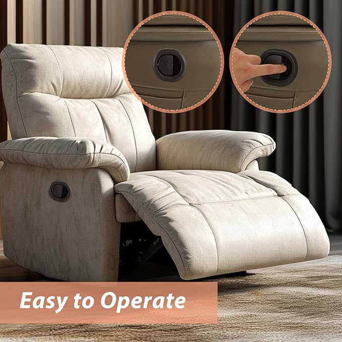 4 Pack Recliner Pull Handle Replacement, 3.5x3 Inch Recliner Replacement Parts - Image 3