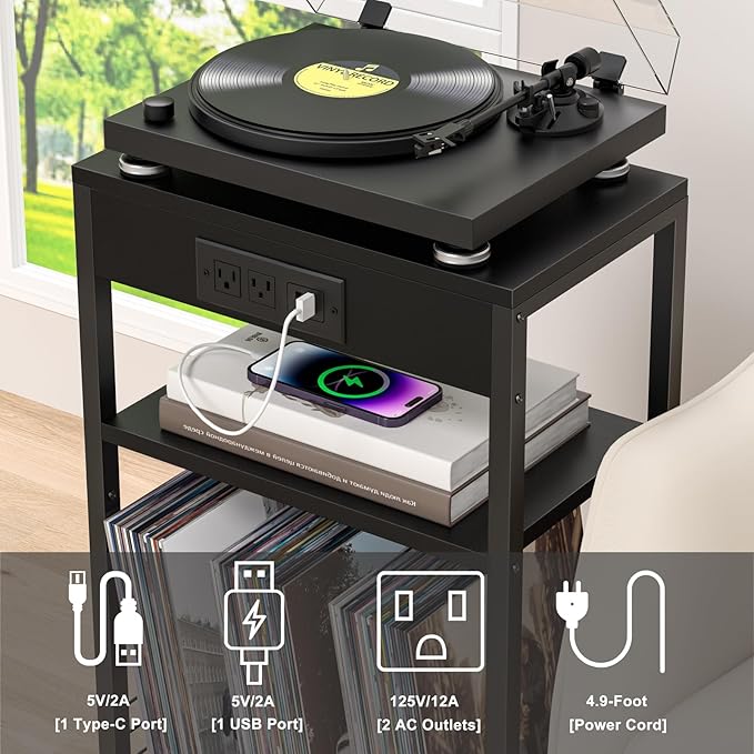 LELELINKY 3 Tier End Table - Image 5